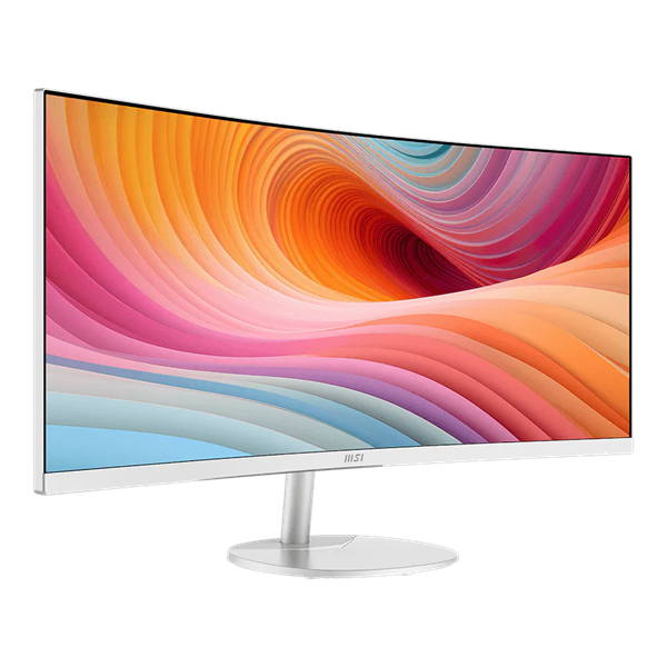 MSI Monitor Business PRO MP341CQW E12 Ívelt 34" QHD 3440x1440, 120Hz VA 21:9, 3000:1, 300cd/m2, 4ms, 2xHDMI, DP, White (9S6-3PB2CT-057)