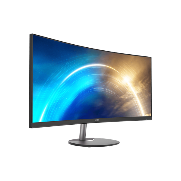 MSI Monitor Business PRO MP341CQ E12 Ívelt 34" QHD, 3440x1440, 120Hz VA 21:9, 3000:1, 300cd/m2, 4ms, 2xHDMI, DP, Black (9S6-3PB2CT-079)