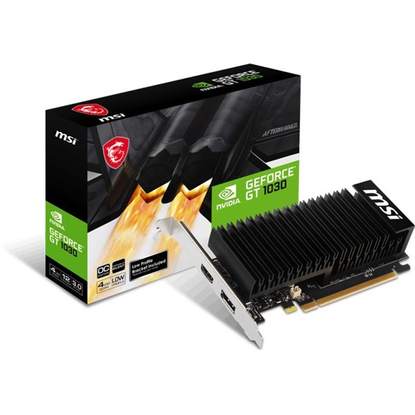 MSI Videokártya PCI-Ex16x nVIDIA GT 1030 4GH LP OC 4GB DDR4 (GT 1030 4GHD4 LP OC)