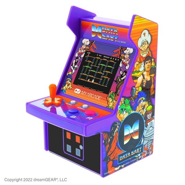 MY ARCADE Játékkonzol Data East 300+ Micro Player Retro Arcade 6.75" Hordozható, DGUNL-4124 (DGUNL-4124)