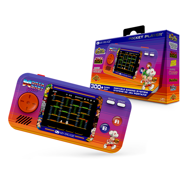 MY ARCADE Játékkonzol Data East 300+ Pocket Player Hordozható, DGUNL-4127 (DGUNL-4127)