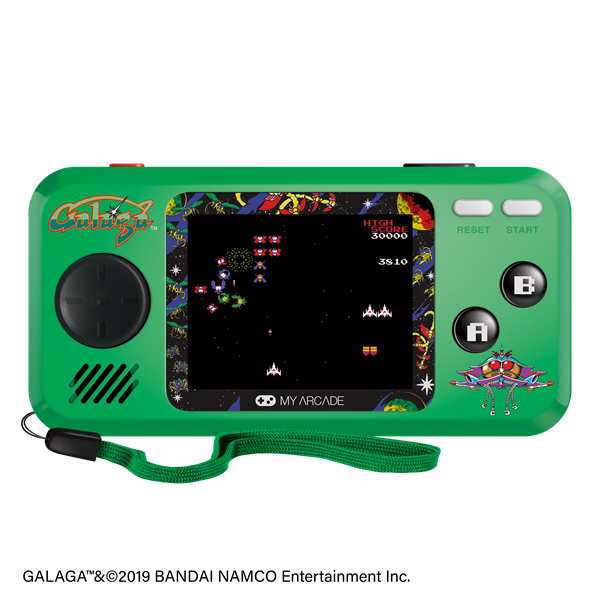 MY ARCADE Játékkonzol Galaga 3in1 Pocket Player Hordozható, DGUNL-3244 (DGUNL-3244)
