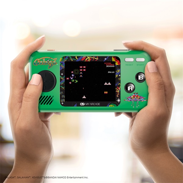MY ARCADE Játékkonzol Galaga 3in1 Pocket Player Hordozható, DGUNL-3244 (DGUNL-3244)