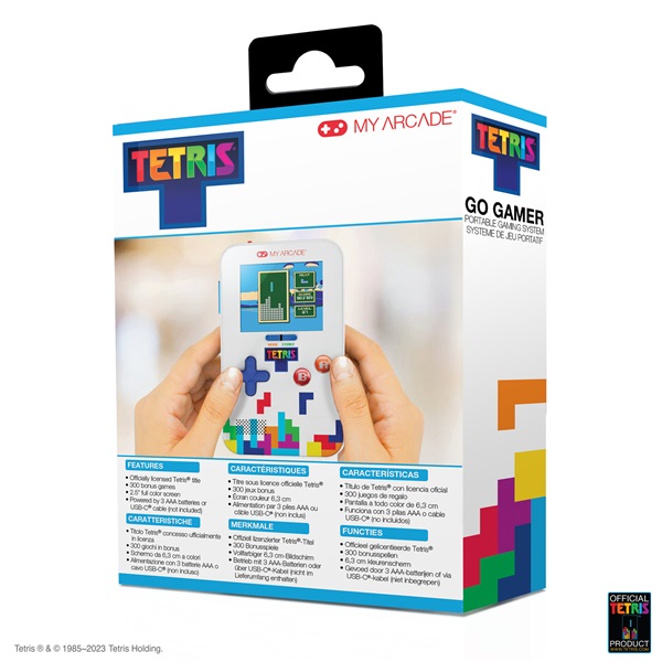MY ARCADE Játékkonzol Go Gamer Tetris Hordozható, DGUNL-7029 (DGUNL-7029)