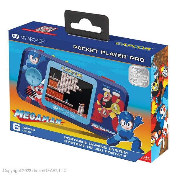 MY ARCADE Játékkonzol Mega Man Pocket Player Pro Hordozható, DGUNL-4191 (DGUNL-4191)