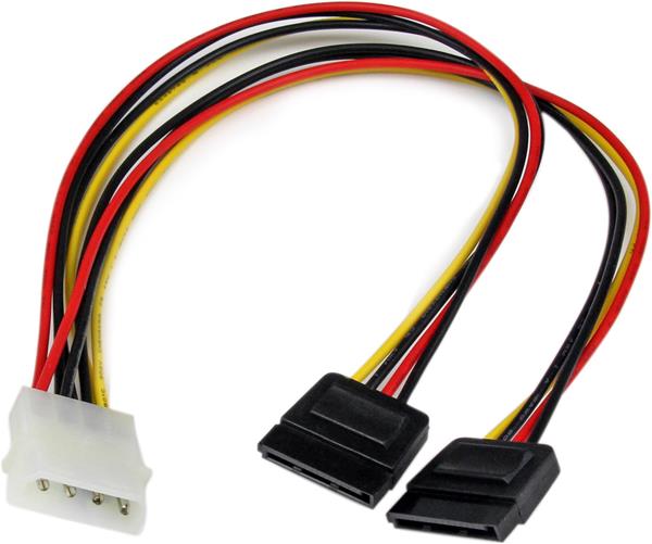 Molex - 2x Sata tápátalakító