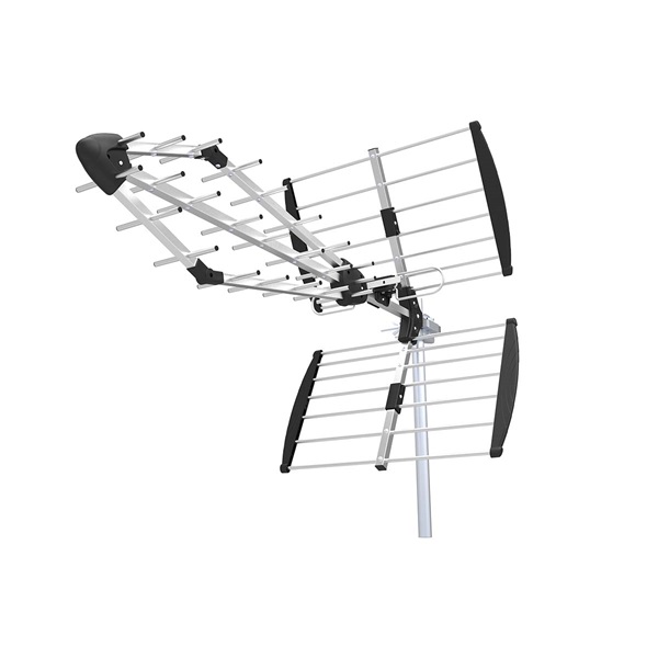 Nedis ANOR1000ME kültéri TV antenna,UHF Fogadótávolság: 50 km LTE700 Erősítés: 13,5 dB 75 Ohm Antenna hossz:1085mm (ANOR1000ME)