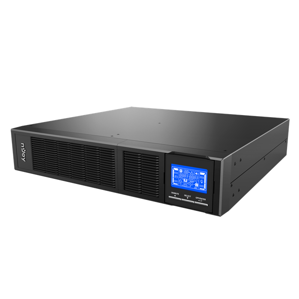 NJOY Szünetmentes Balder 1000, 1000VA, 1000W, Online rack (2U), LCD display (UPCMCOP110HBAAZ01B)
