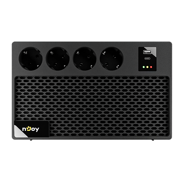 NJOY Szünetmentes RENTON 650 PLUS, 650VA, 360W, Line-interactive 4x Schuko (UPCSBLS665TRPCG01B)