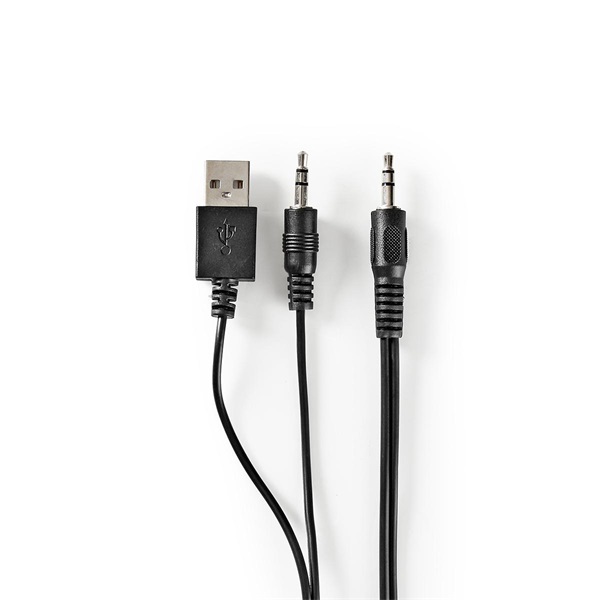 Nedis CSPR10021BK PC (hangfal) hangszóró 2.1, 33 W, 3,5mm sztereo jack (CSPR10021BK)