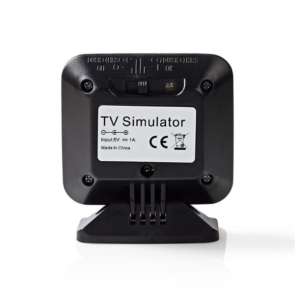 Nedis DUMSTV10BK Tv szimulátor lámpa, valósághű TV effektusok, beépített időzítő, USB, plug and play funkció (DUMSTV10BK)