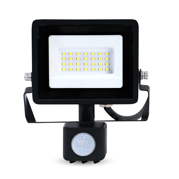 Nedis LLFLP16BLKmozgásérzékelős LED reflektor 20W, IP44, 4000 K, 1620 lm, 220 - 240 V AC 50/60 Hz, Energiaosztály: F (LLFLP16BLK)