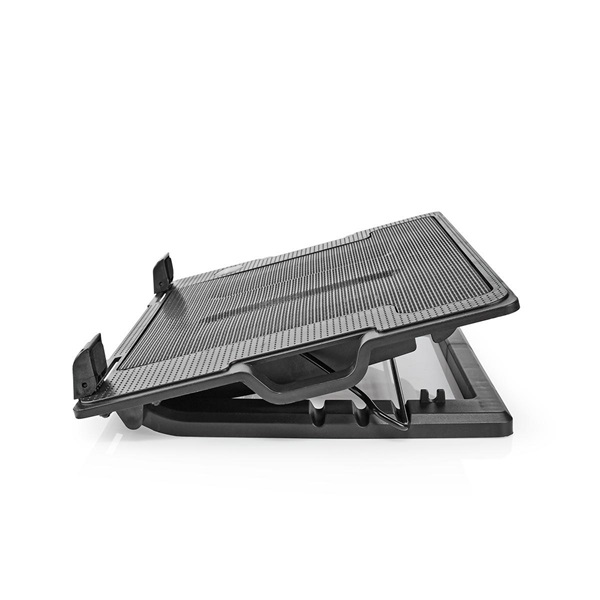 Nedis NBCR200BK notebook hűtő, 14 - 18", 2 X 140mm ventilátor, LED, 1200 rpm (NBCR200BK)
