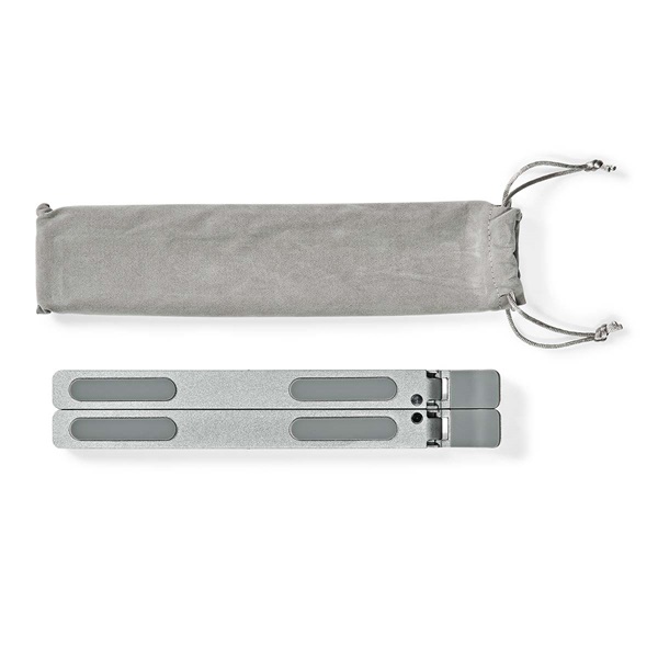 Nedis NBSTND100SI összecsukható notebook / laptop állvány, 17 " (NBSTND100SI)