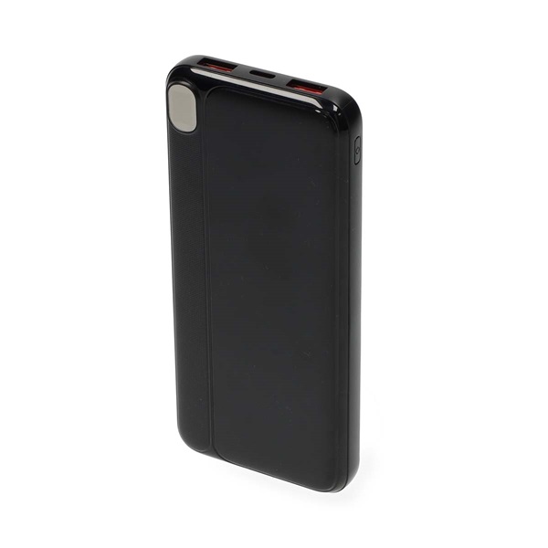 Nedis PBKPD20W125BK powerbank, hordozható külső akkumulátor, power bank 10 000mAh, 1,5 / 1,67 / 2,0 / 2,22 / 3,0 A (PBKPD20W125BK)