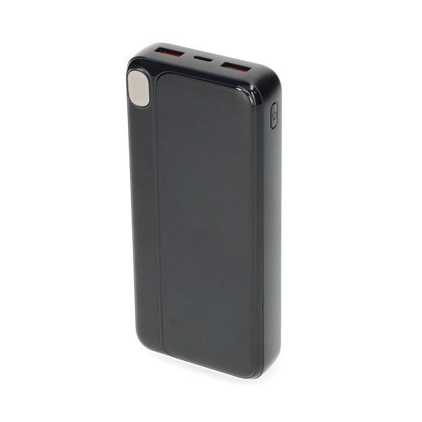 Nedis PBKPD20W225BK powerbank hordozható külső akkumulátor, power bank 20 000mAh, 1,5 / 1,67 / 2,0 / 2,22 / 3,0 A (PBKPD20W225BK)