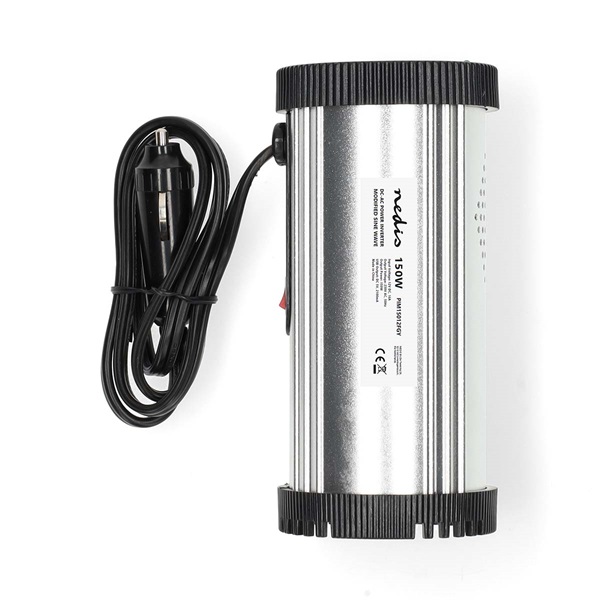 Nedis PIM15012FGY 12V DC - 230V AC inverter, 150W, csatlakozás: szivargyújtós (PIM15012FGY)