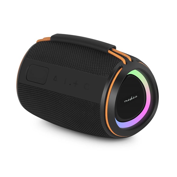 Nedis SPBT2026BK akkumulátoros bluetooth hangszóró 40W, 6 óra játékidő, IPX4, TWS (SPBT2026BK)