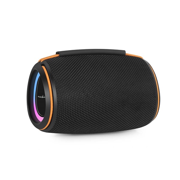 Nedis SPBT2026BK akkumulátoros bluetooth hangszóró 40W, 6 óra játékidő, IPX4, TWS (SPBT2026BK)