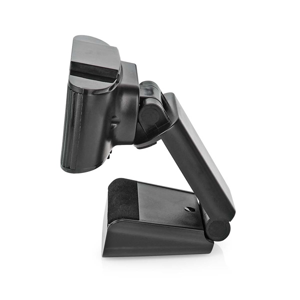 Nedis WCAM100BK (webcam) webkamera 1920x1080 full Hd, 30fps, sztereo mikrofon, lencsevédő (WCAM100BK)