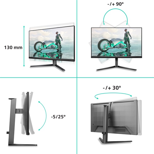 PHILIPS Evnia Gaming 320Hz monitor 27" 27M2N3800A/00, 3840x2160, 16:9, 450 cd/m2, 1ms, HDMIx2/DisplayPort (27M2N3800A/00)