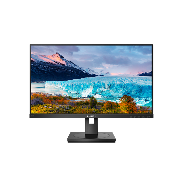 PHILIPS IPS monitor 27" 272S1AE, 1920x1080, 16:9, 250cd/m2, 4ms, VGA/DVI/DisplayPort/HDMI, Pivot, hangszóró (272S1AE/00)