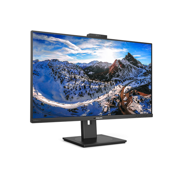 PHILIPS IPS monitor 31.5" 326P1H, 2560x1440, 16:9, 350cd/m2, 4ms, 2xHDMI/DP/USB-C/4xUSB/LAN, Pivot, hangszóró&webkamera (326P1H/00)