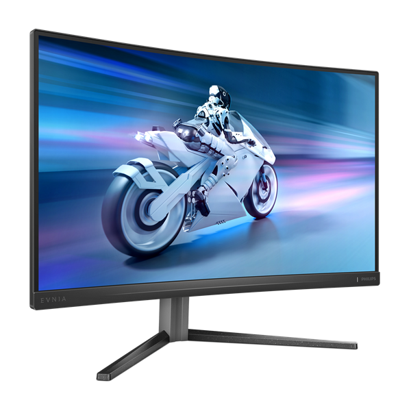 PHILIPS ívelt Gaming 280Hz monitor 27" 27M2C5200W 1920x1080, 16:9, 300cd/m2, 0,3ms, 2xHDMI/DisplayPort, áll. mag.,HDR10 (27M2C5200W/00)