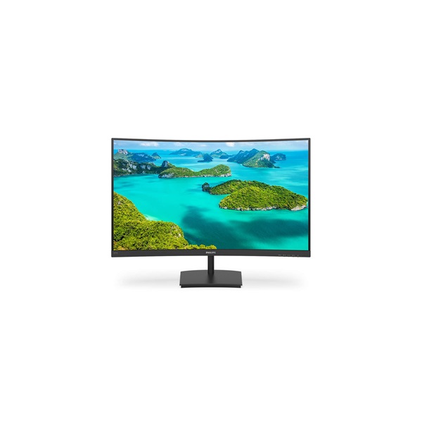 PHILIPS Ívelt VA monitor 27" 271E1SCA, 1920x1080, 16:9, 250cd/m2, 4ms, VGA/HDMI, hangszóró (271E1SCA/00)