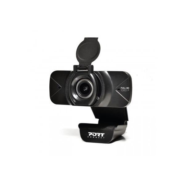 Port Designs Webkamera Full HD (1920x1080), USB-C/USB, mikrofon, 1,5 m (900078)