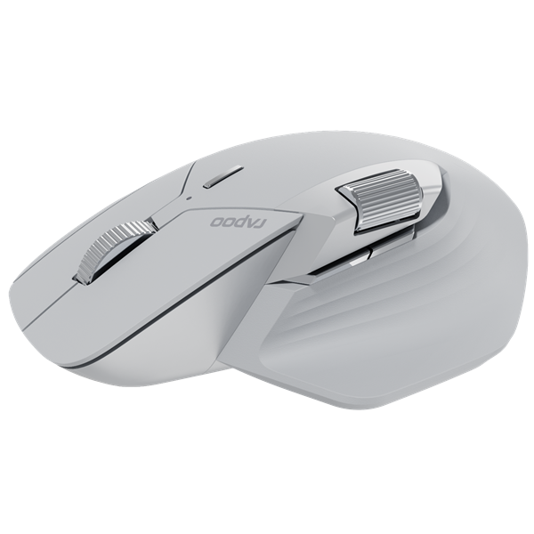 RAPOO 226037, RAPOO MULTIMODE "MT760L" BLUETOOTH + 2,4GHZ OPTIKAI EGÉR, FEHÉR (00226037)