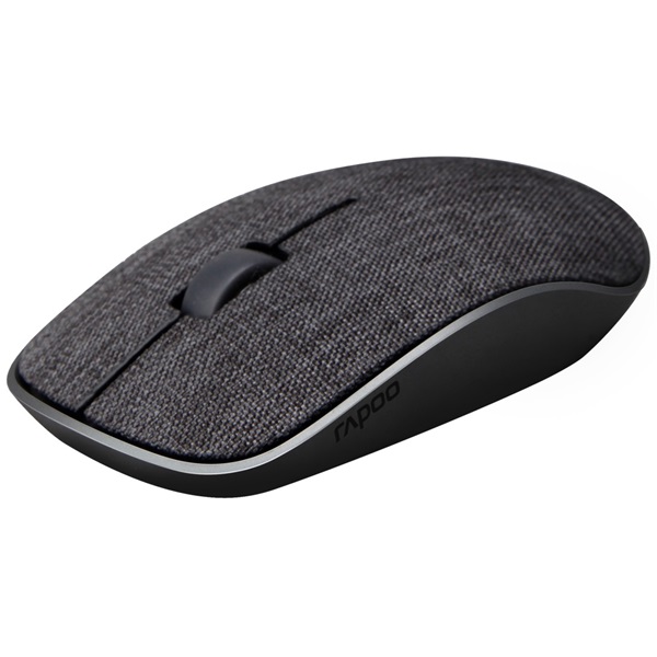RAPOO 190806, MULTIMODE "M200 PLUS" BLUETOOTH + 2,4GHZ OPTIKAI EGÉR, FEKETE (00190806)