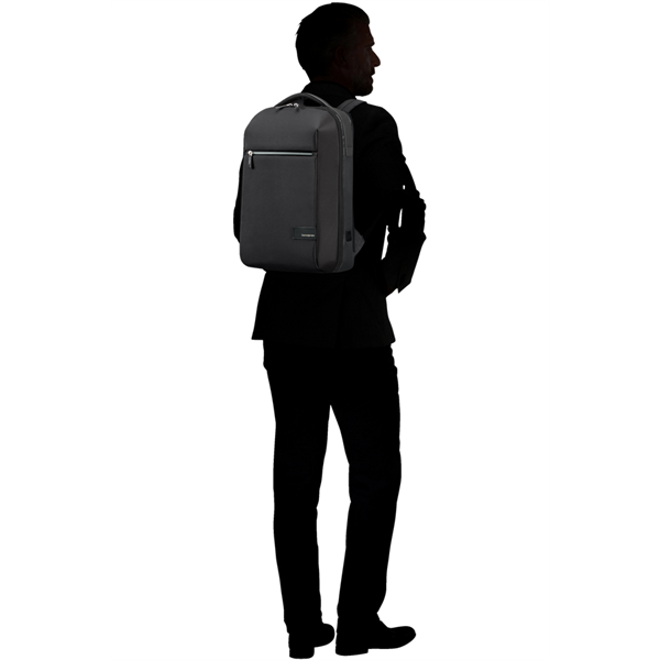 SAMSONITE Notebook hátizsák 134549-1041, Laptop Backpack 15.6" (Black) -LITEPOINT (134549-1041)