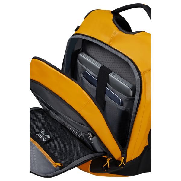 SAMSONITE Notebook hátizsák 140872-1924, LAPTOP BACKPACK L 17.3" (YELLOW) -ECODIVER (140872-1924)