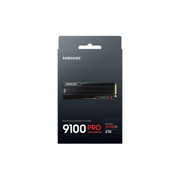 SAMSUNG 9100 PRO with Heatsink PCIe 5.0 NVMe™ M.2 SSD 2TB (MZ-VAP2T0CW)