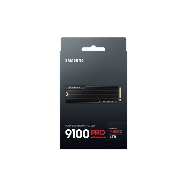 SAMSUNG 9100 PRO with Heatsink PCIe 5.0 NVMe™ M.2 SSD 4TB (MZ-VAP4T0CW)