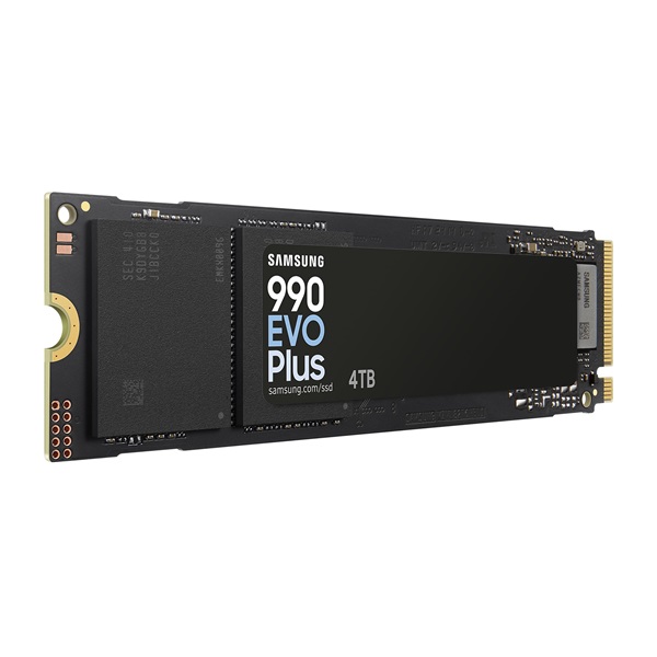 SAMSUNG 990 EVO Plus PCIe 4.0 x4 / 5.0 x2 NVMe M.2 SSD 4TB (MZ-V9S4T0BW)