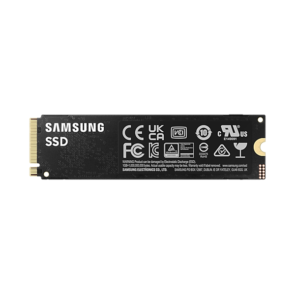 SAMSUNG 990 PRO PCIe 4.0 NVMe M.2 SSD, 1TB (MZ-V9P1T0BW)