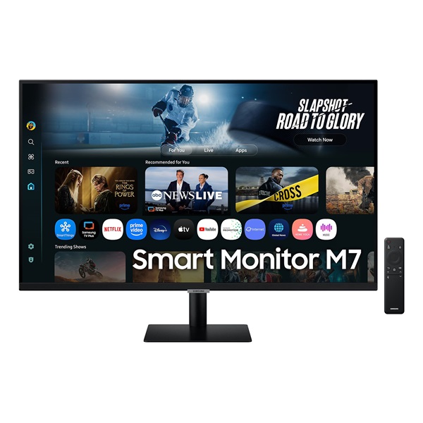 SAMSUNG AI Smart VA monitor 32" M7, 3840x2160, 16:9, 300cd/m2, 4ms, 2xHDMI/3xUSB/USB-C/WiFi/Bluetooth, hangszóró (LS32FM700UUXDU)