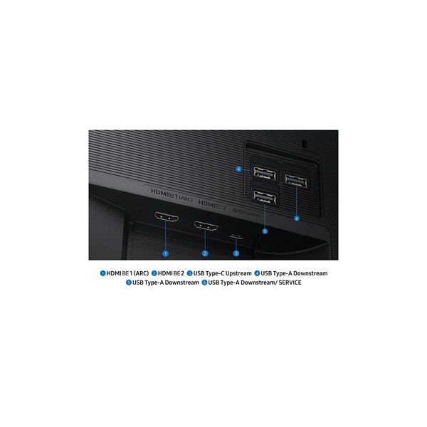 SAMSUNG AI Smart VA monitor 32" M7, 3840x2160, 16:9, 300cd/m2, 4ms, 2xHDMI/3xUSB/USB-C/WiFi/Bluetooth, hangszóró (LS32FM700UUXDU)
