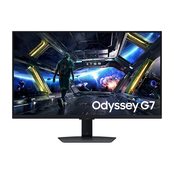 SAMSUNG Gaming 144Hz IPS monitor 32" G70D, 3840x2160, 16:9, 350cd/m2, 1ms, 2xHDMI/DisplayPort,WiFi, Bluetooth, hangszóró (LS32DG702EUXDU)