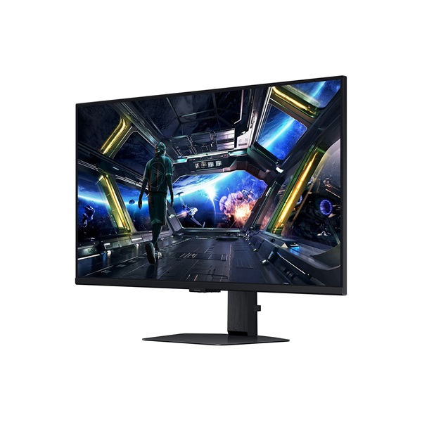 SAMSUNG Gaming 144Hz IPS monitor 32" G70D, 3840x2160, 16:9, 350cd/m2, 1ms, 2xHDMI/DisplayPort,WiFi, Bluetooth, hangszóró (LS32DG702EUXDU)