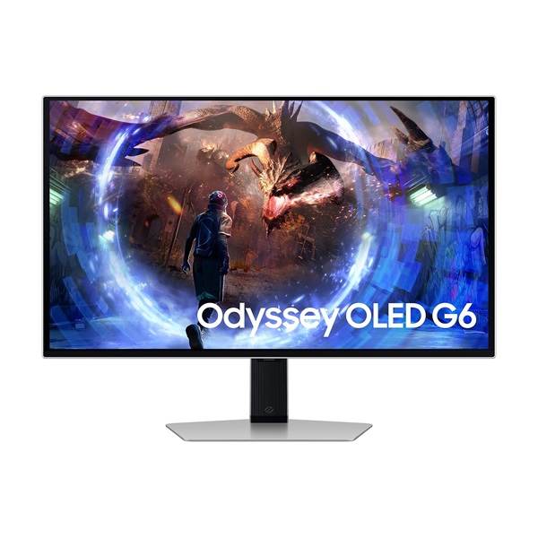 SAMSUNG Gaming 360Hz OLED monitor 27" G6, 2560x1440, 16:9, 250cd/m2, 0.03ms, HDMI/DisplayPort/USB,Pivot (LS27DG602SUXEN)