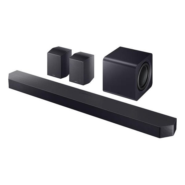 SAMSUNG HW-Q990H 11.1.4 csatornás hangprojektor mélynyomóval és hátsó hangszórókkal, Fekete (HW-Q990H/EN)