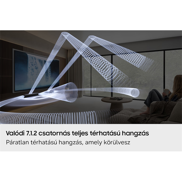 SAMSUNG HW-QS90H/EN All-in-one 7.1.2 csatornás hangprojektor, Fekete (HW-QS90H/EN)