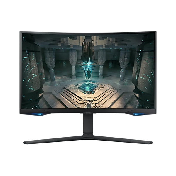 SAMSUNG Ívelt Gaming&Smart 240Hz VA monitor 32" G65B, 2560x1440, 16:9, 350cd/m2, 1ms, DP/2xHDMI/2xUSB/LAN/WiFi/BT, Pivot (LS32BG650EUXEN)
