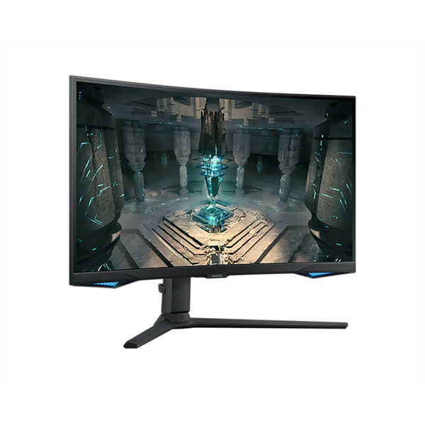 SAMSUNG Ívelt Gaming&Smart 240Hz VA monitor 32" G65B, 2560x1440, 16:9, 350cd/m2, 1ms, DP/2xHDMI/2xUSB/LAN/WiFi/BT, Pivot (LS32BG650EUXEN)