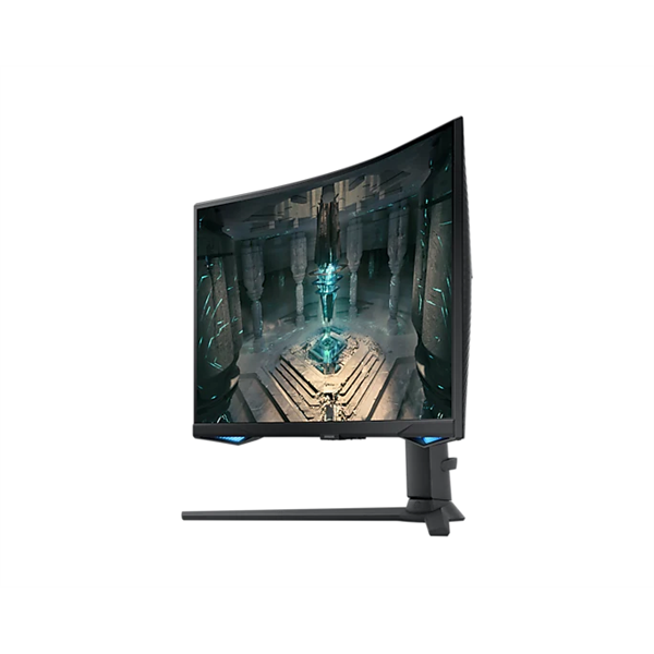 SAMSUNG Ívelt Gaming&Smart 240Hz VA monitor 32" G65B, 2560x1440, 16:9, 350cd/m2, 1ms, DP/2xHDMI/2xUSB/LAN/WiFi/BT, Pivot (LS32BG650EUXEN)
