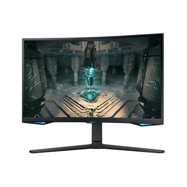 SAMSUNG Ívelt Gaming&Smart 240Hz VA monitor 32" G65B, 2560x1440, 16:9, 350cd/m2, 1ms, DP/2xHDMI/2xUSB/LAN/WiFi/BT, Pivot (LS32BG650EUXEN)