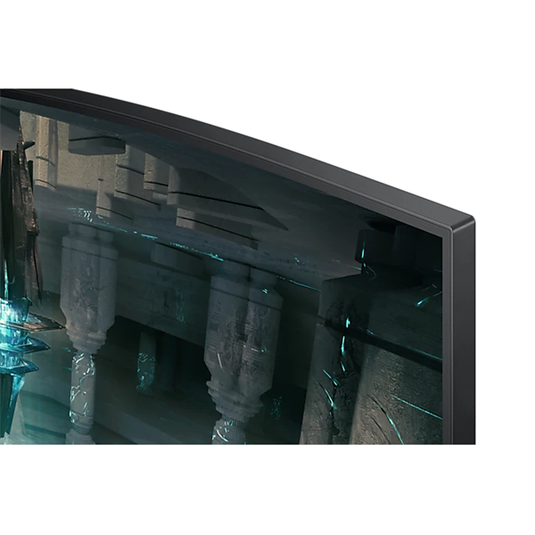 SAMSUNG Ívelt Gaming&Smart 240Hz VA monitor 32" G65B, 2560x1440, 16:9, 350cd/m2, 1ms, DP/2xHDMI/2xUSB/LAN/WiFi/BT, Pivot (LS32BG650EUXEN)